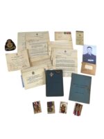 WW2 Canadian RCAF 426 Squadron Memorial Cross Medals Log Book Group