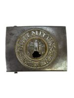 WW2 German Kriegsmarine Steel Belt Buckle