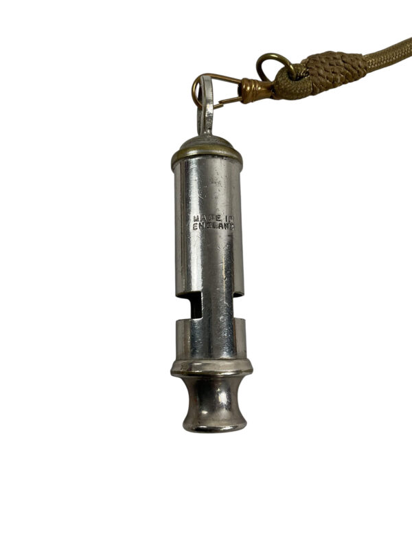 British Canadian Officers Whistle With Lanyard