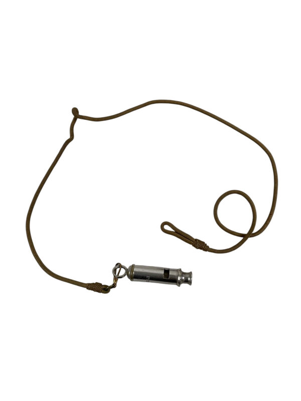 British Canadian Officers Whistle With Lanyard