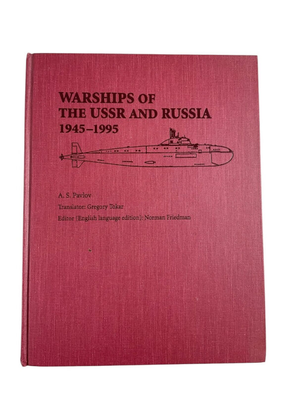 Warships of the USSR and Russia 1945 to 1995 Used Hardcover Reference Book