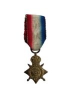 WW1 British Canadian 1914 Star Miniature Medal Vintage
