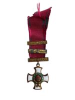 WW2 British Distinguished Service Order With Bar Miniature Medal Vintage