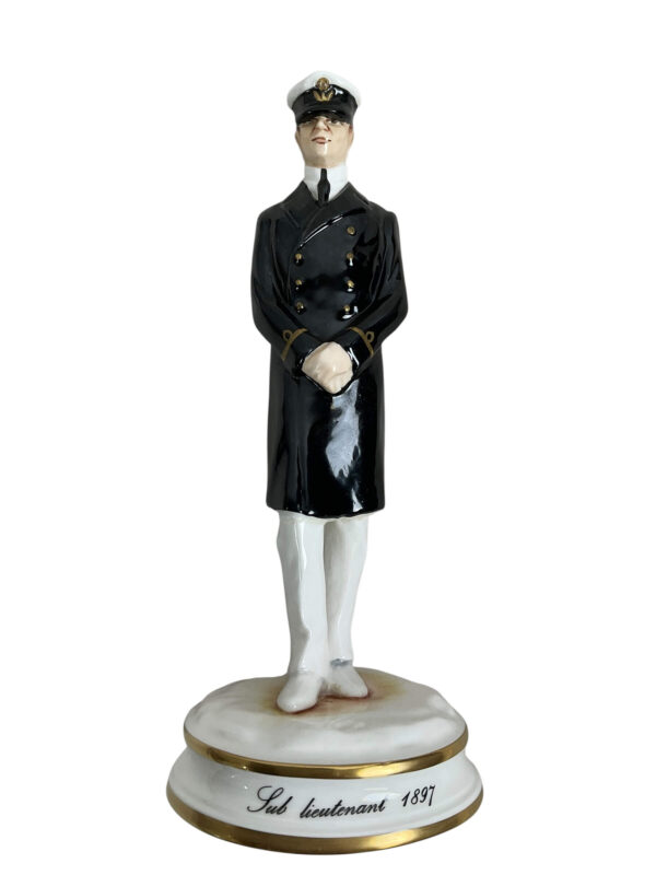 British RN Navy Michael J. Sutty Bone China Tropical Dress Figure REPAIRED