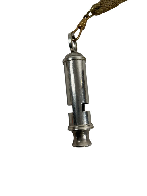 British Canadian Officers Whistle With Lanyard