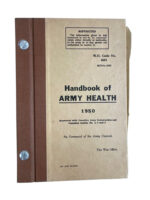 Canadian Forces Handbook of Army Health 1950 Used Hardcover Reference Book