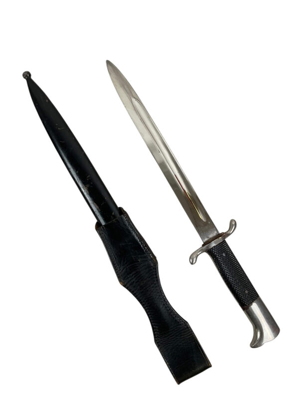 WW2 German Fireman's Dress Bayonet With Frog