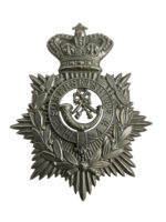 British Victorian 1st Somersetshire Rifle Volunteers Helmet Plate
