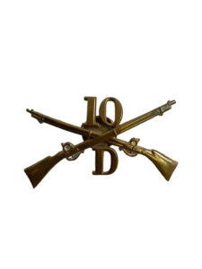 US Army 10th Infantry Company D Cap Badge
