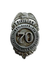 US USN Navy Station Green Cove Springs Florida Civilian Guard Badge